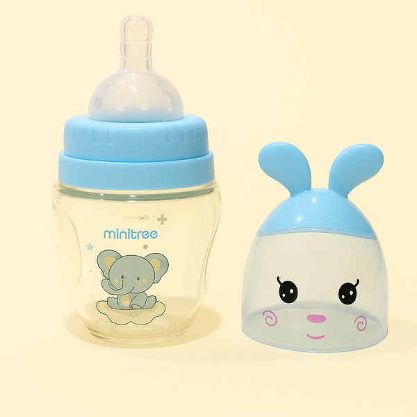 SUNSHINE BABY MINITREE FACE GLASS FEEDER BLUE (120ML)