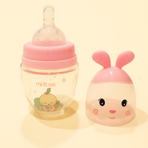 SUNSHINE BABY MINITREE FACE GLASS FEEDER PINK (120ML)