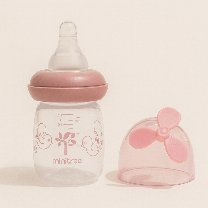 SUNSHINE BABY MINITREE FEEDER WITH FAN PINK (60ML) ZR-017FY