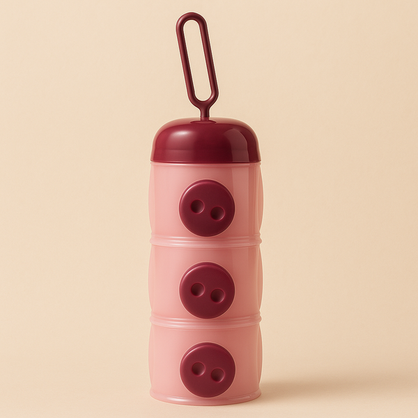 SUNSHINE BABY MILK CONTAINER 3 PCS DARK PEACH