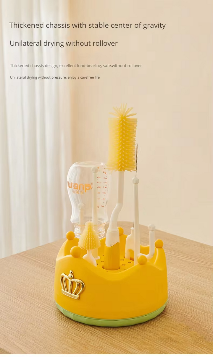SUNSHINE BABY ROTATING BOTTLE BRUSHES YELLOW