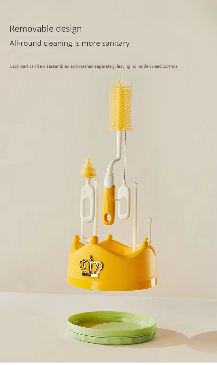 SUNSHINE BABY ROTATING BOTTLE BRUSHES YELLOW