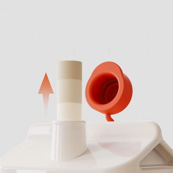 SUNSHINE BABY SIPPY CUP WITH STRAW FACE PURPLE