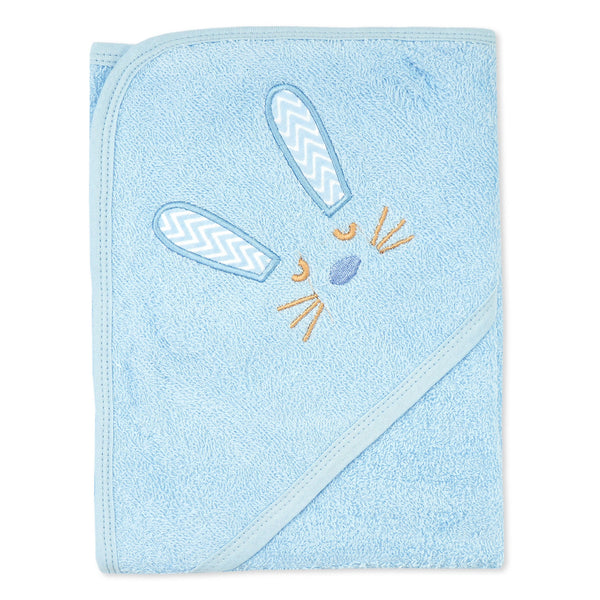 Baby Hooded Bath Towel Blue - Sunshine