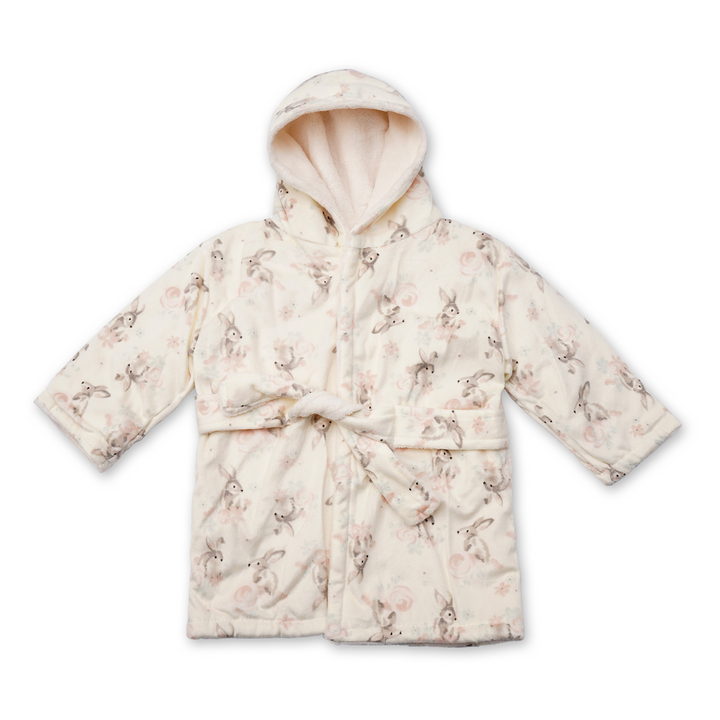 Baby Bathrobe Printed Rabbit (12-18 Months) - Sunshine