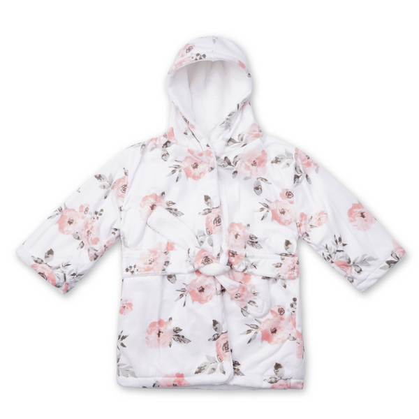 Baby Bathrobe Printed Flowers (12-18 Months) - Sunshine