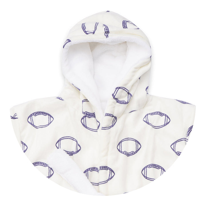 Baby Bathrobe Printed Football (12-18 Months) - Sunshine