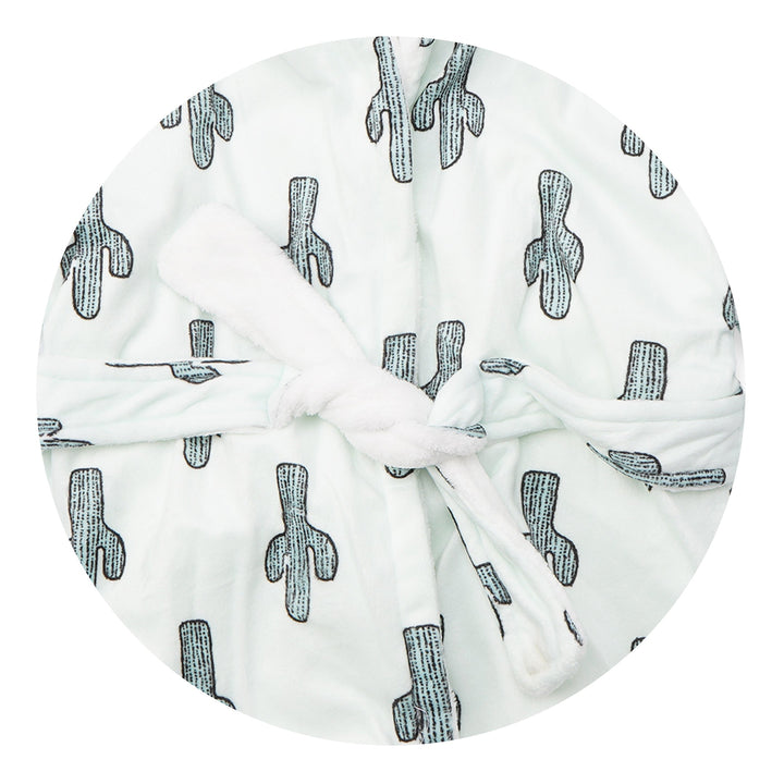 Baby Bathrobe Printed Cactus (12-18 Months) - Sunshine