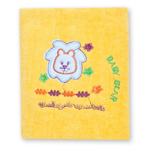 Baby Bath Towel Bear Yellow - Sunshine