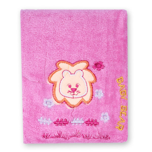 Baby Bath Towel Bear Pink - Sunshine