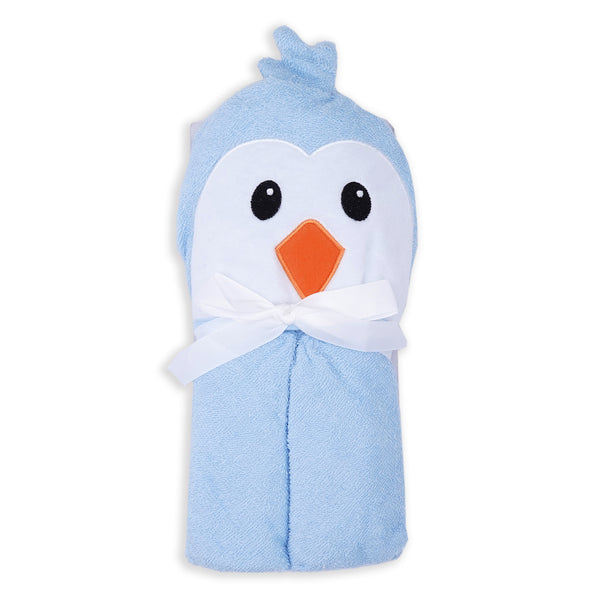 Baby Character Hooded Bath Towel Blue - Sunshine