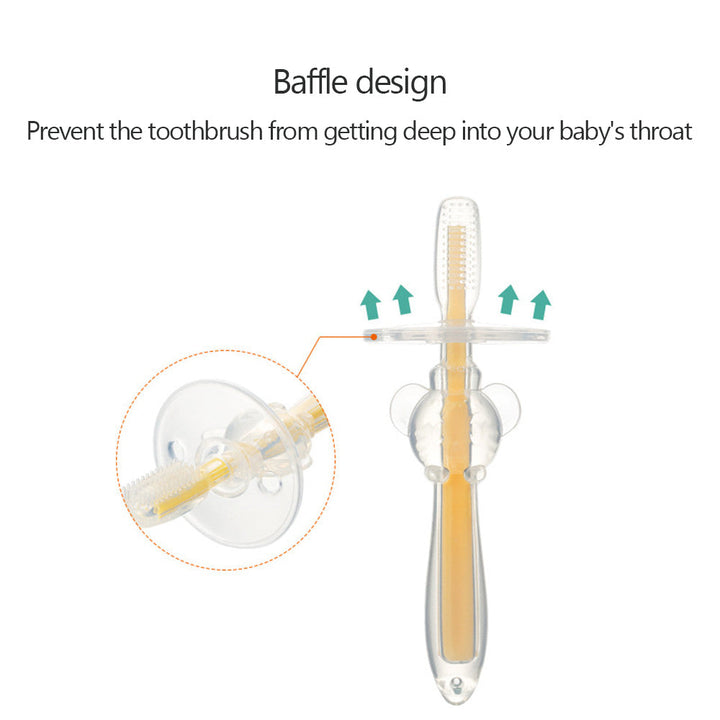 SUNSHINE SILICONE TOOTHBRUSH MONKEY BLUE