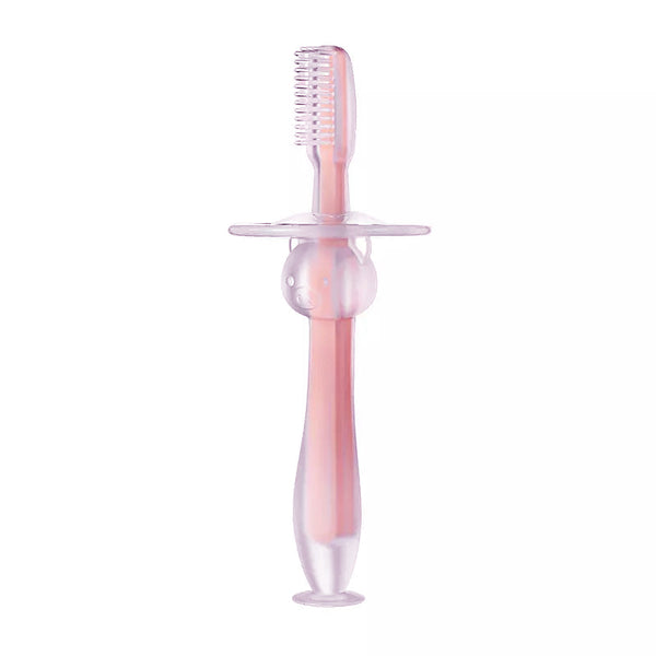 SUNSHINE SILICONE TOOTHBRUSH MONKEY PINK