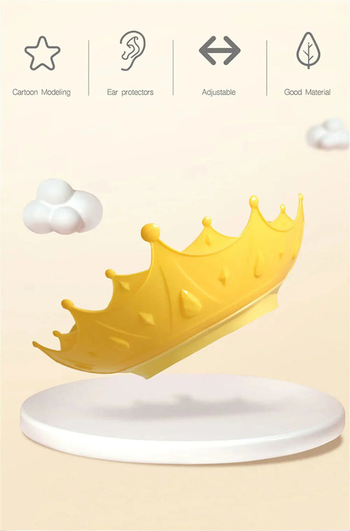 SUNSHINE BABY SHAMPOO HAT CROWN YELLOW