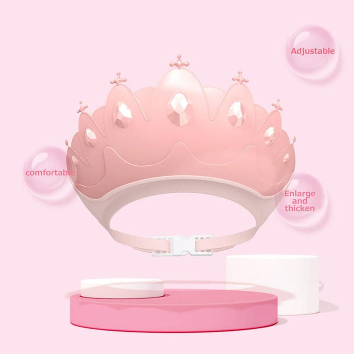 SUNSHINE BABY SHAMPOO HAT CROWN PINK