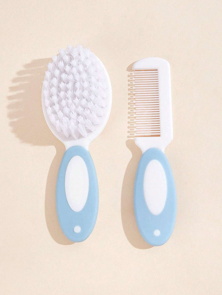 SUNSHINE BABY BRUSH & COMB SET GREY (MUMLOVE)