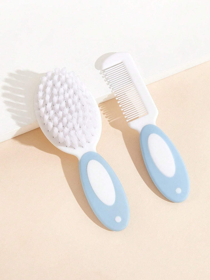 SUNSHINE BABY BRUSH & COMB SET GREY (MUMLOVE)