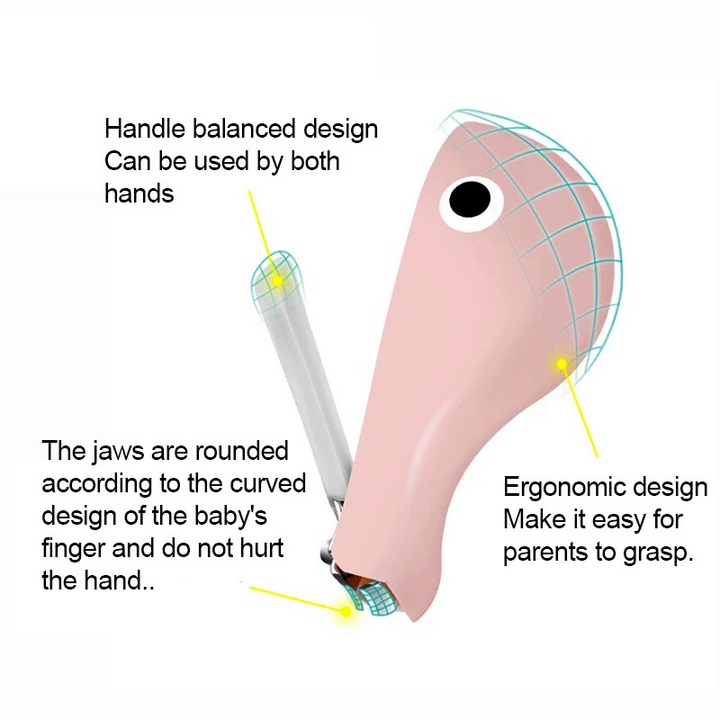 SUNSHINE BABY NAIL CLIPPER FISH OLIVE GREEN