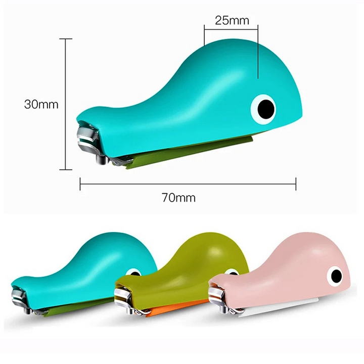 SUNSHINE BABY NAIL CLIPPER FISH SEA GREEN