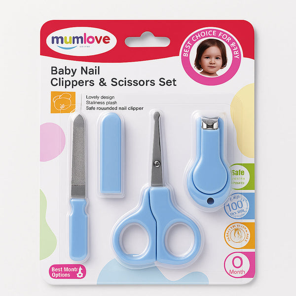 SUNSHINE 3PCS BABY NAIL CARE SET BLUE MUMLOVE 309-D
