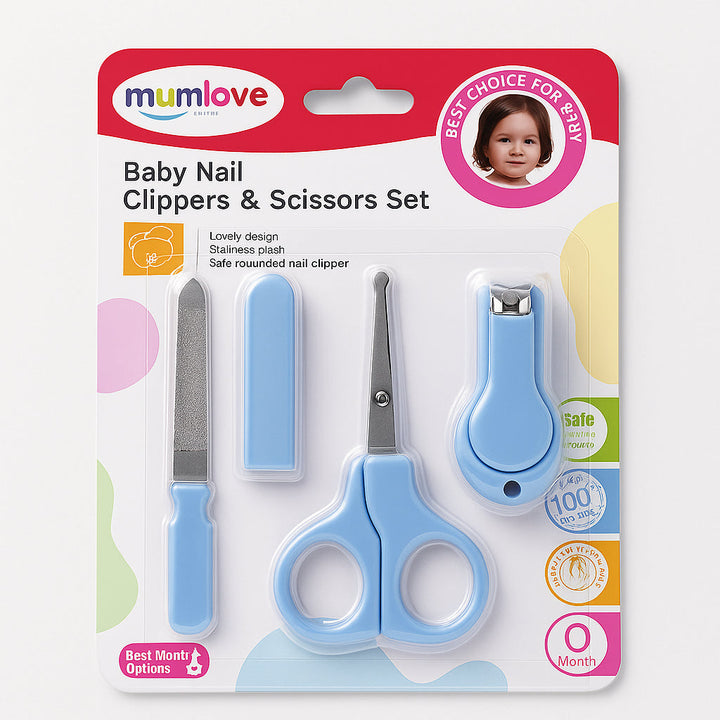 SUNSHINE 3PCS BABY NAIL CARE SET BLUE MUMLOVE 309-D