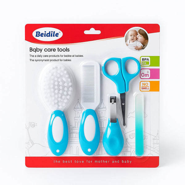 SUSHINE GIRLS GROOMING KIT 5 PCS BLUE BEIDILE