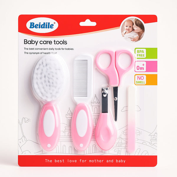 SUSHINE GIRLS GROOMING KIT 5 PCS PINK  BEIDILE
