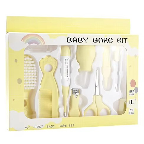 SUNSHINE BABY CARE GROOMING KIT YELLOW(10PCS)