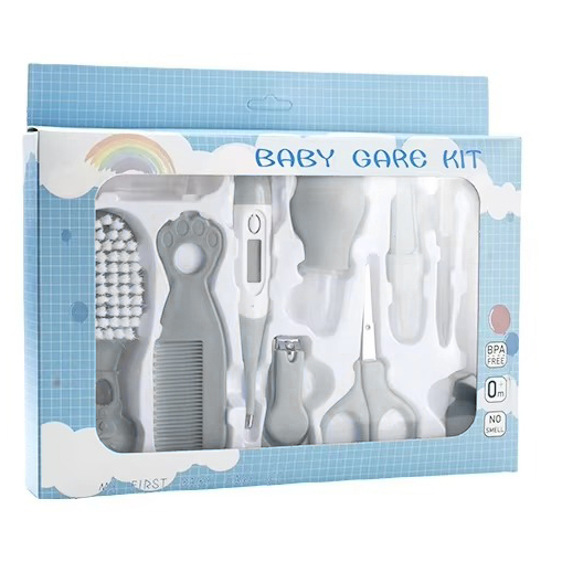 SUNSHINE BABY CARE GROOMING KIT GREY(10PCS)