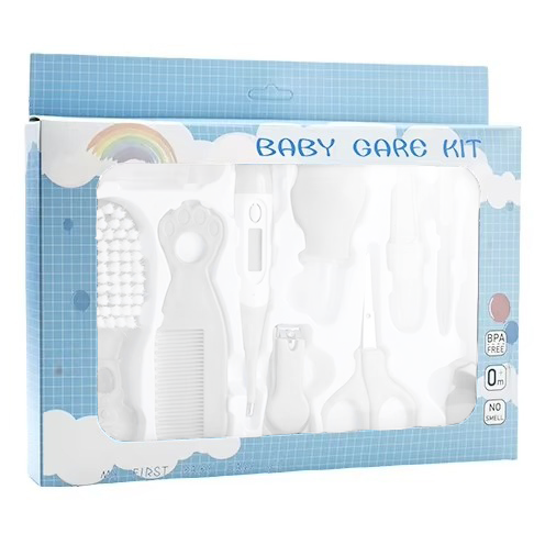 SUNSHINE BABY CARE GROOMING KIT WHITE(10PCS)