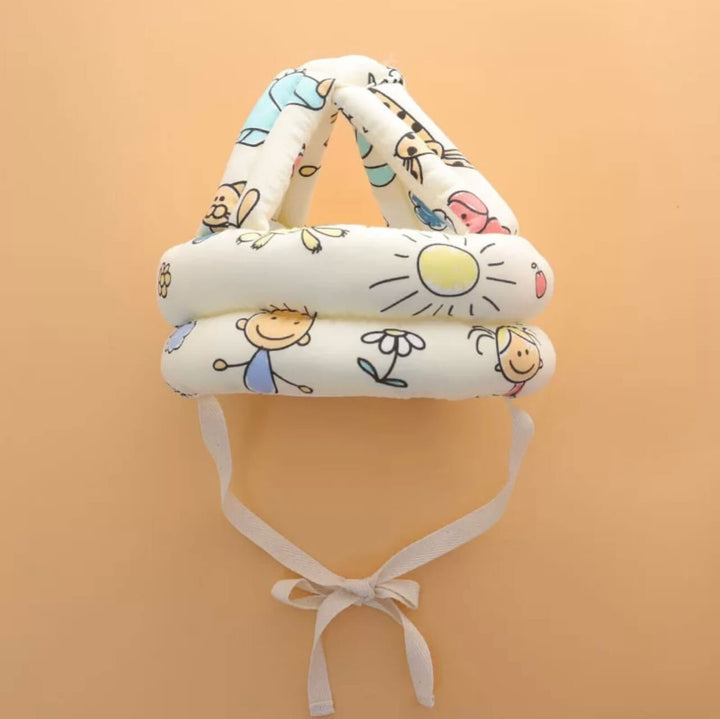 SUNSHINE KIDS HEAD PROTECTOR ANIMALS & FLOWERS LIGHT YELLOW