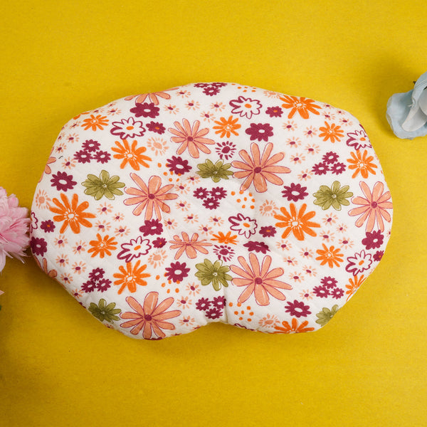 SUNSHINE  BABY PILLOW MULTI FLOWERS WHITE