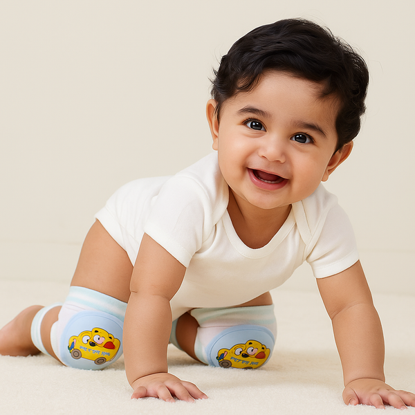 Baby Knee Pads Bear Bus Blue - Sunshine