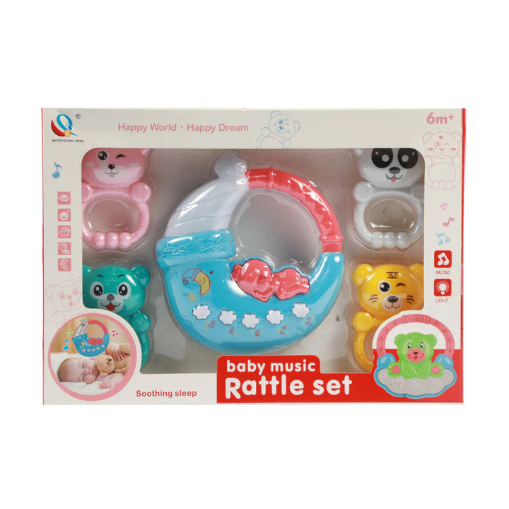 SUNSHINE BABY MUSIC RATTLE SET MOON 5 PCS