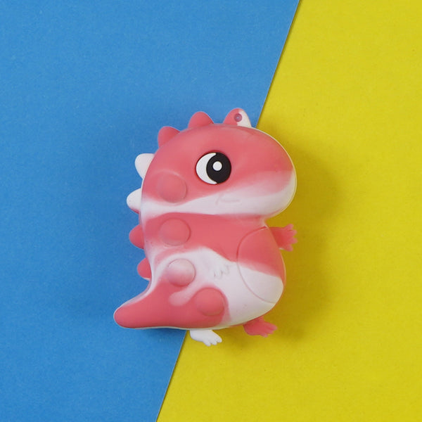 SUNSHINE KIDS BATH TOY & TEETHER DINO  PINK