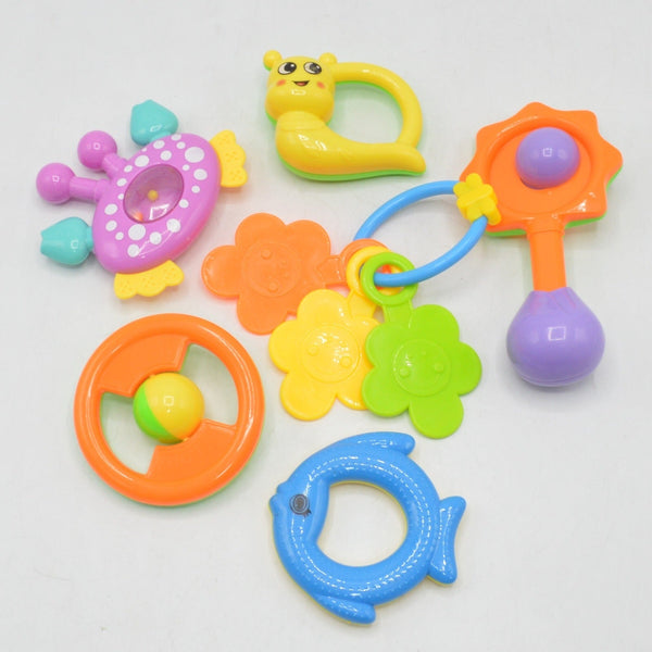 SUNSHINE KIDS MULTICOLOUR RATTLE 6 PCS (BM8006)