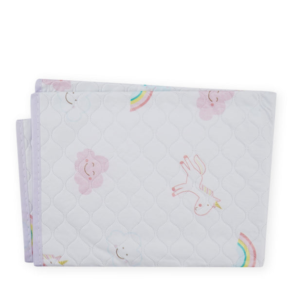 Waterproof Baby Nappy Changing Sheet Pink Unicorn - Sunshine