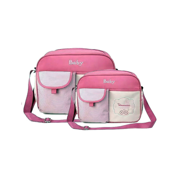 Baby Pack Of 2 Diaper Bag Baby Pink - Sunshine