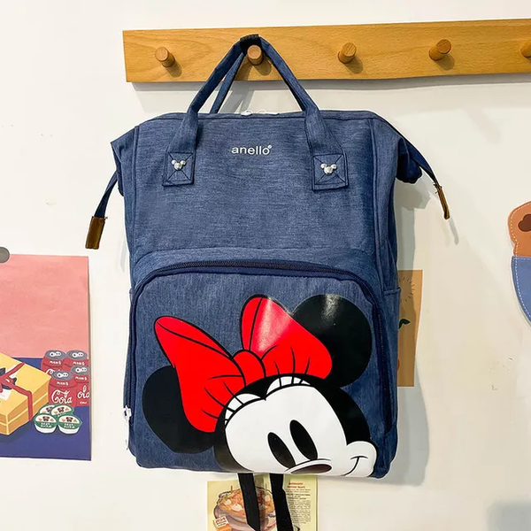 Baby Diaper Bag (Waterproof) Minnie Mouse Navy Blue - Sunshine