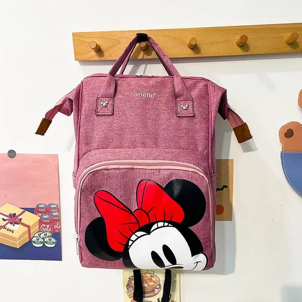 Baby Diaper Bag (Waterproof) Minnie Mouse Purple - Sunshine