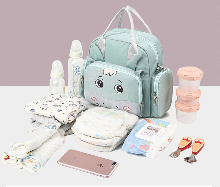 SUNSHINE BABY DIAPER BAG COW BABY PINK