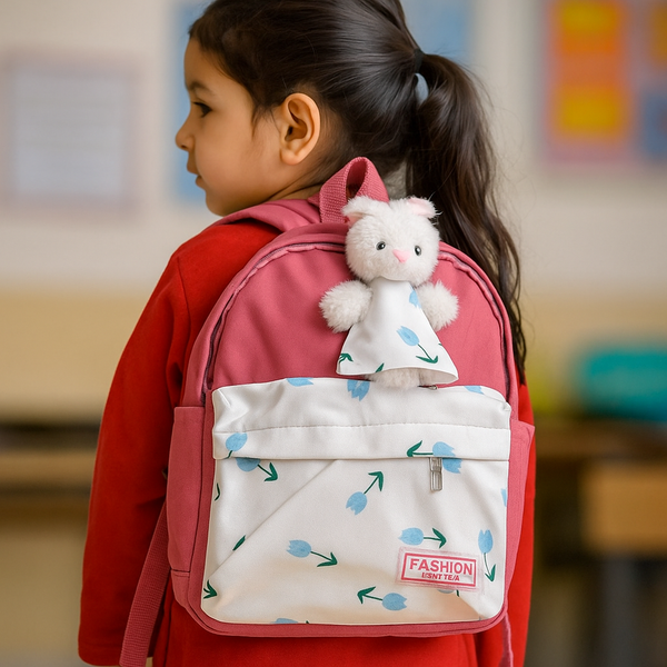 Girls School Bag Rabbit Red - Sunshine