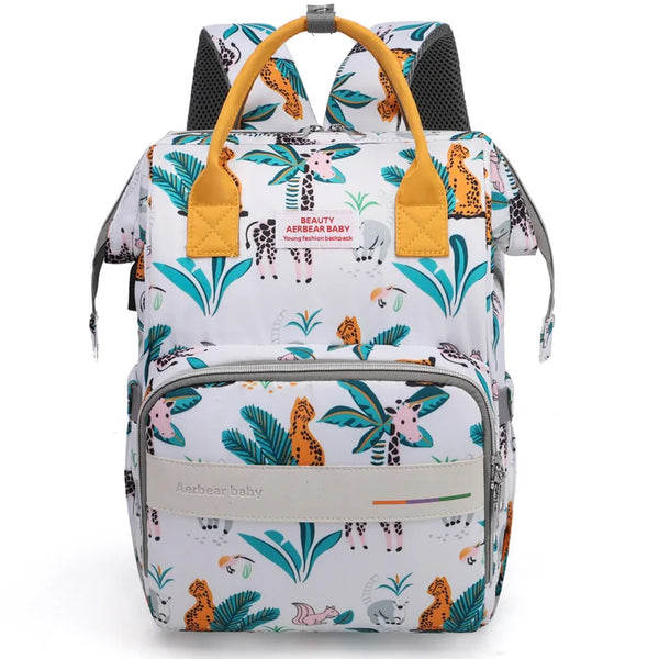 Baby Diaper Bag (Waterproof) Multi Animals - Sunshine