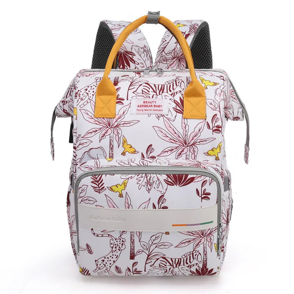 Baby Diaper Bag (Waterproof) Horse & Trees - Sunshine