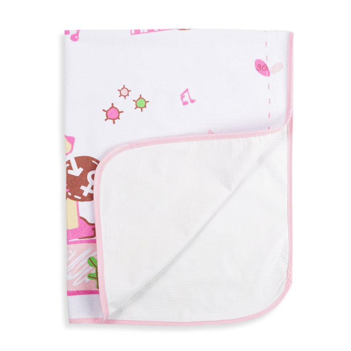 SUNSHINE TERRY CLOTH CHANGING MAT PINK (58X76CM)