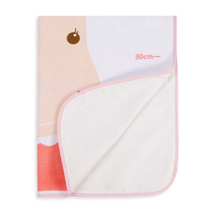 SUNSHINE TERRY CLOTH CHANGING MAT BABY PINK (58X76CM)