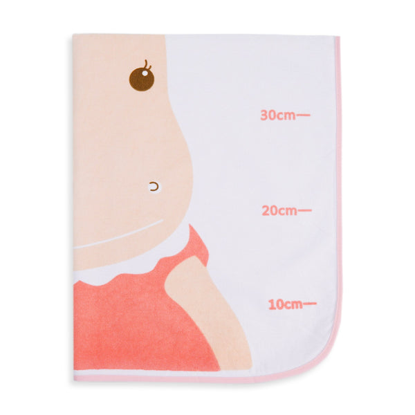 SUNSHINE TERRY CLOTH CHANGING MAT BABY PINK (58X76CM)