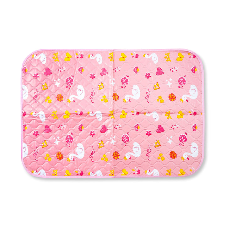 SUNSHINE BABY SMALL CHANGING SHEET MULTI CHARACTER PEACH