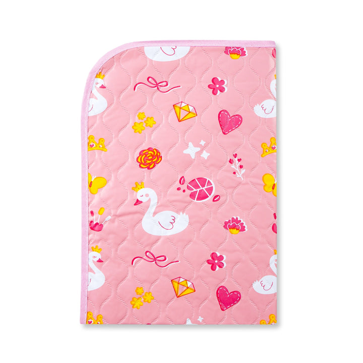 SUNSHINE BABY SMALL CHANGING SHEET MULTI CHARACTER PEACH