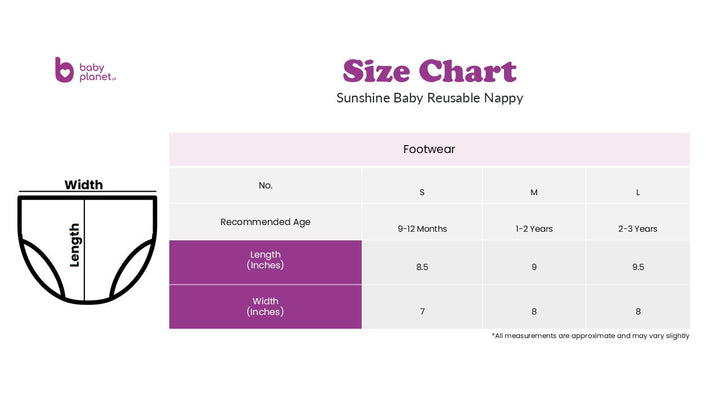 SUNSHINE BABY REUSABLE NAPPY JIRAF PINK S (9-12M)